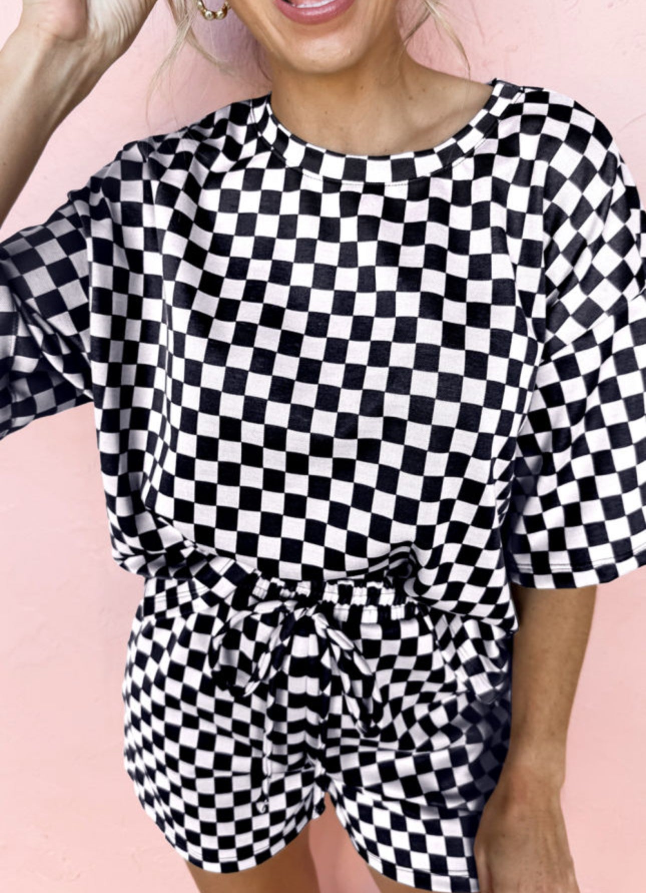 Checkered Print Set
